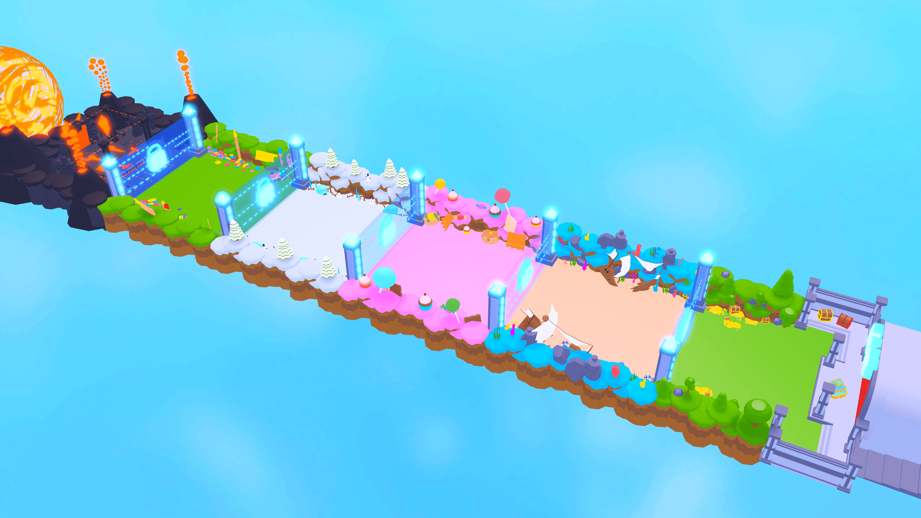 Low-Poly Themed Worlds